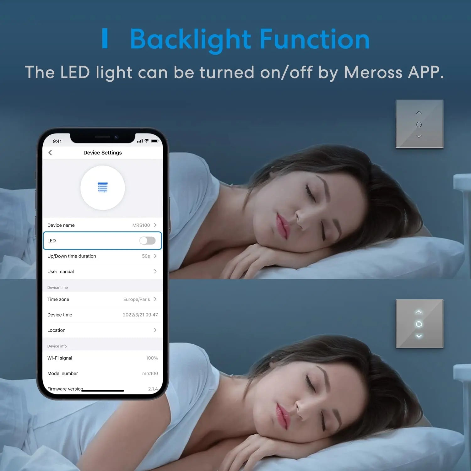 Meross HomeKit Smart Roller Shutter Switch – WiFi Curtain & Blind Motor Controller for Siri, Alexa, Google Home