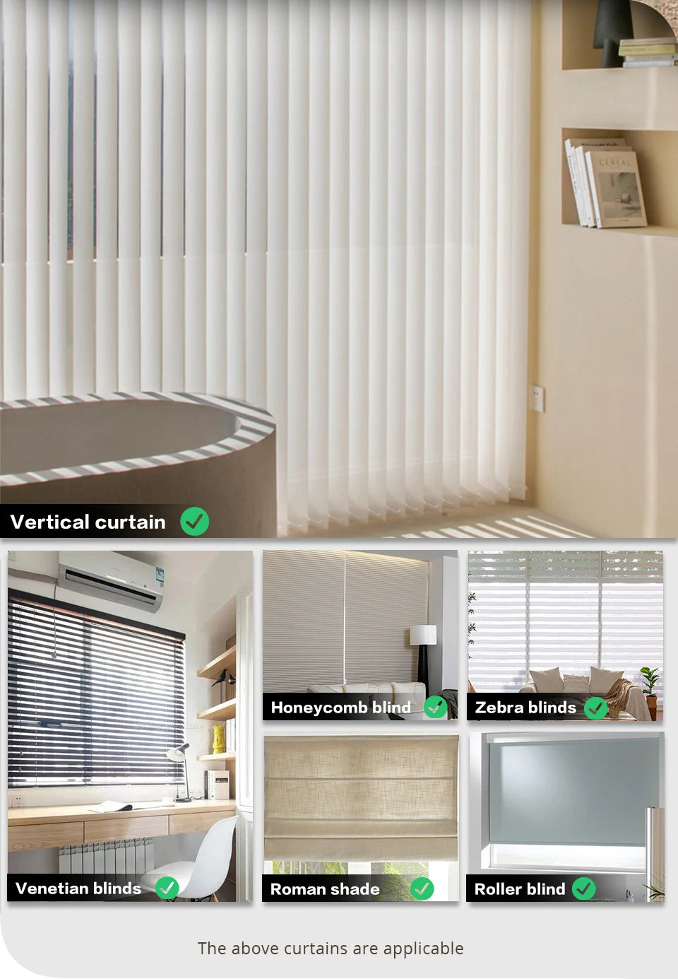 Zemismart ZigBee Smart Roller Shade Motor with Battery