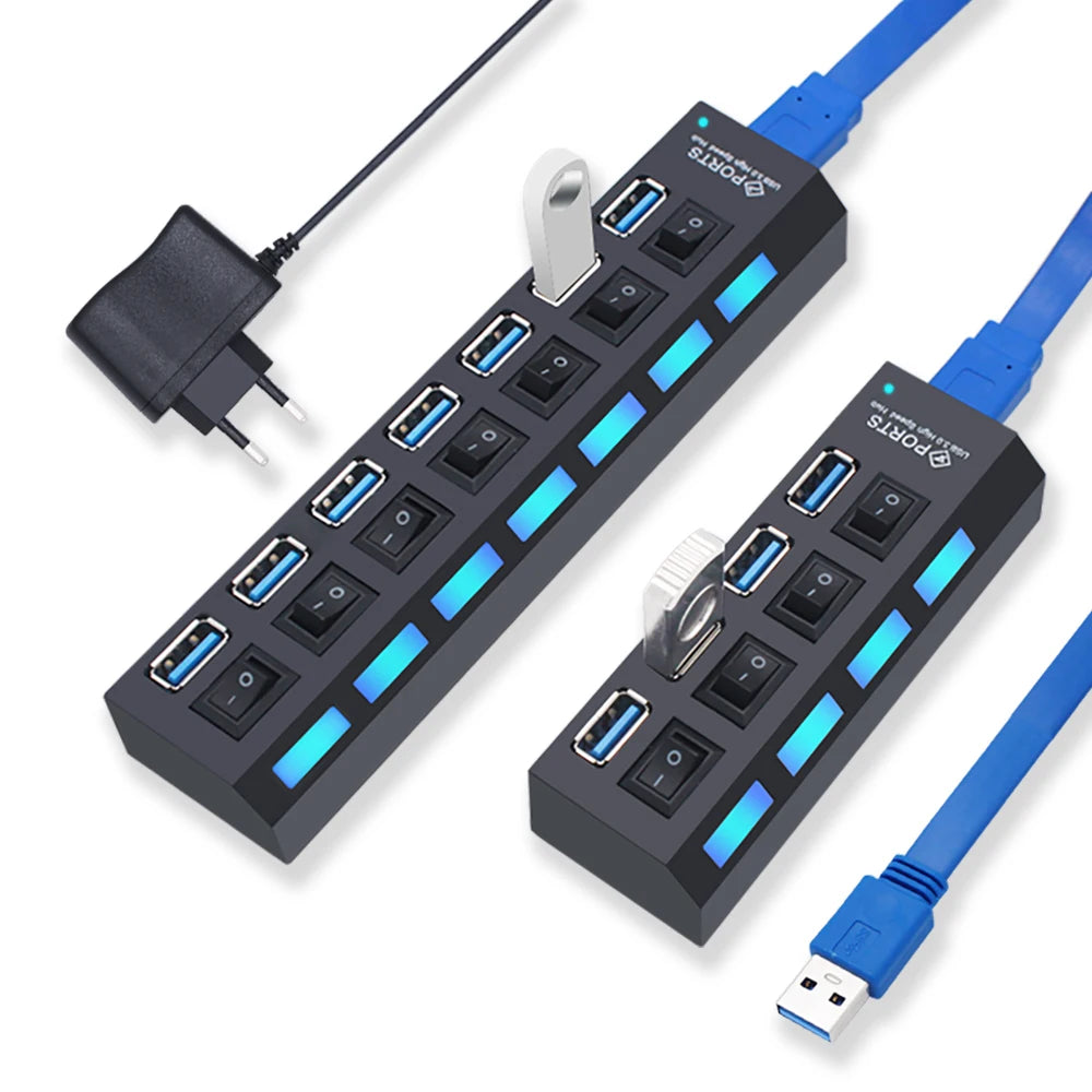 USB 3.0 Type-C Docking Station – Multiport Hub with SD/TF Card Reader & Audio for MacBook Pro
