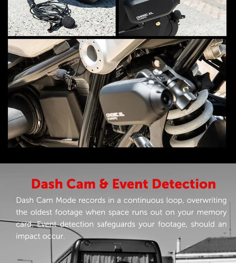 Drift Ghost XL 1080P Action Camera Waterproof Dash Cam