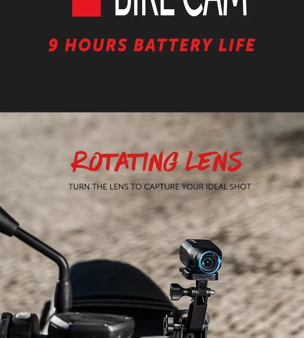 Drift Ghost XL 1080P Action Camera Waterproof Dash Cam