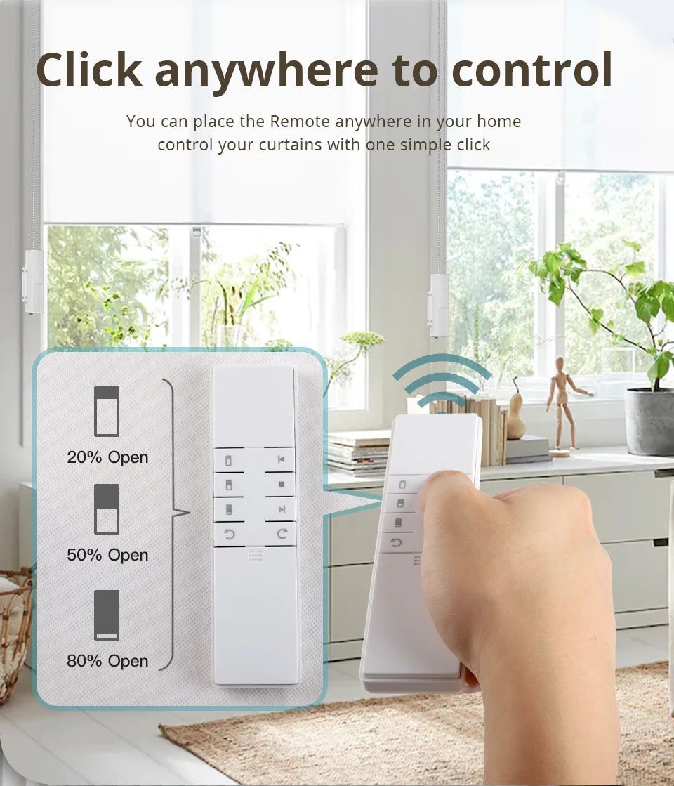 Zemismart ZigBee Smart Roller Shade Motor with Battery