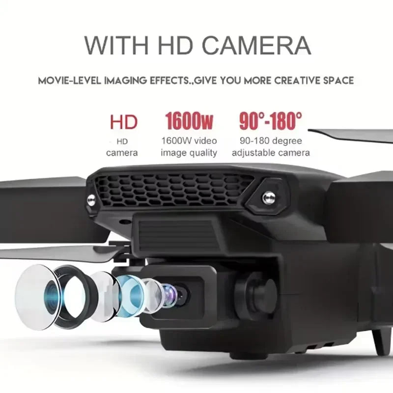 E88 Pro 4K WiFi FPV Foldable Drone with HD Camera