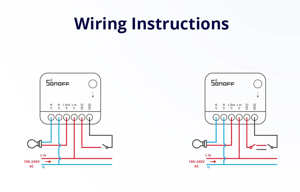 SONOFF MINIR4M Matter Smart Switch – Compact WiFi Module for Alexa, Google Home & SmartThings