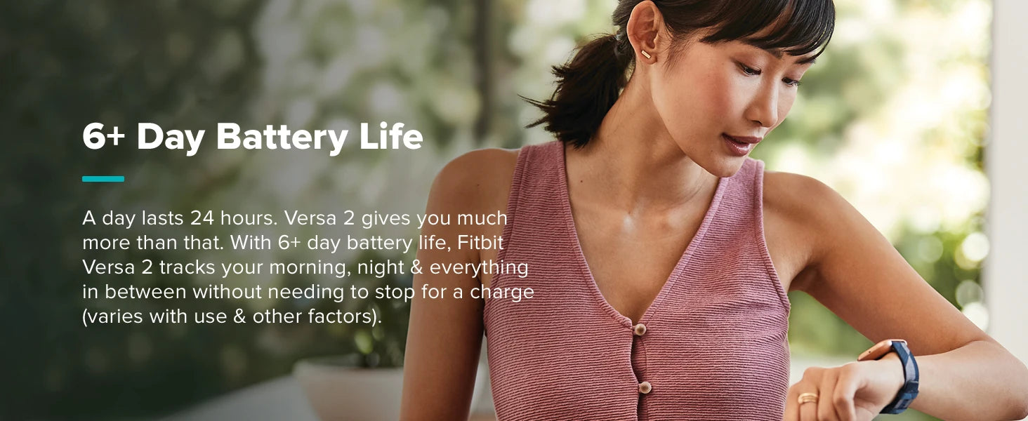 Fitbit Versa 2 Health & Fitness Smartwatch with Alexa