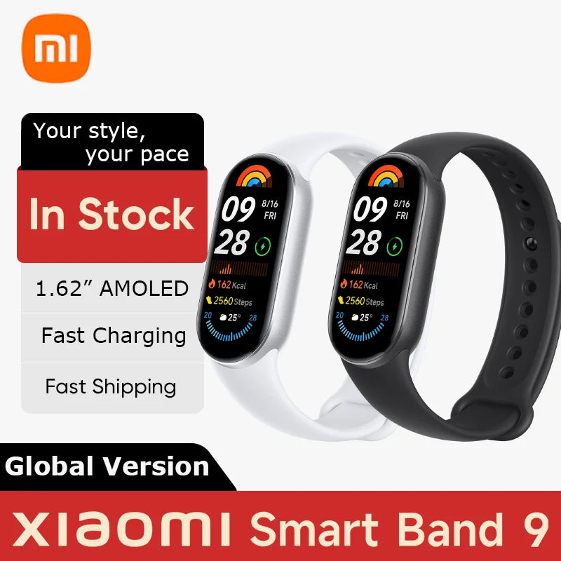 Xiaomi Smart Band 9 Global Version 1.62" AMOLED