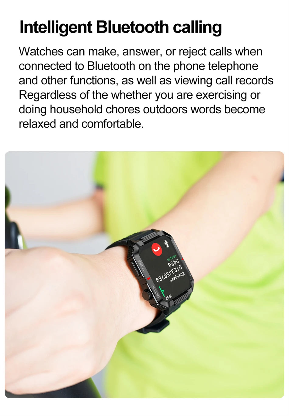 Men’s NFC GPS Smartwatch – 1.99" HD Screen, Bluetooth Calling, 120+ Sports Modes