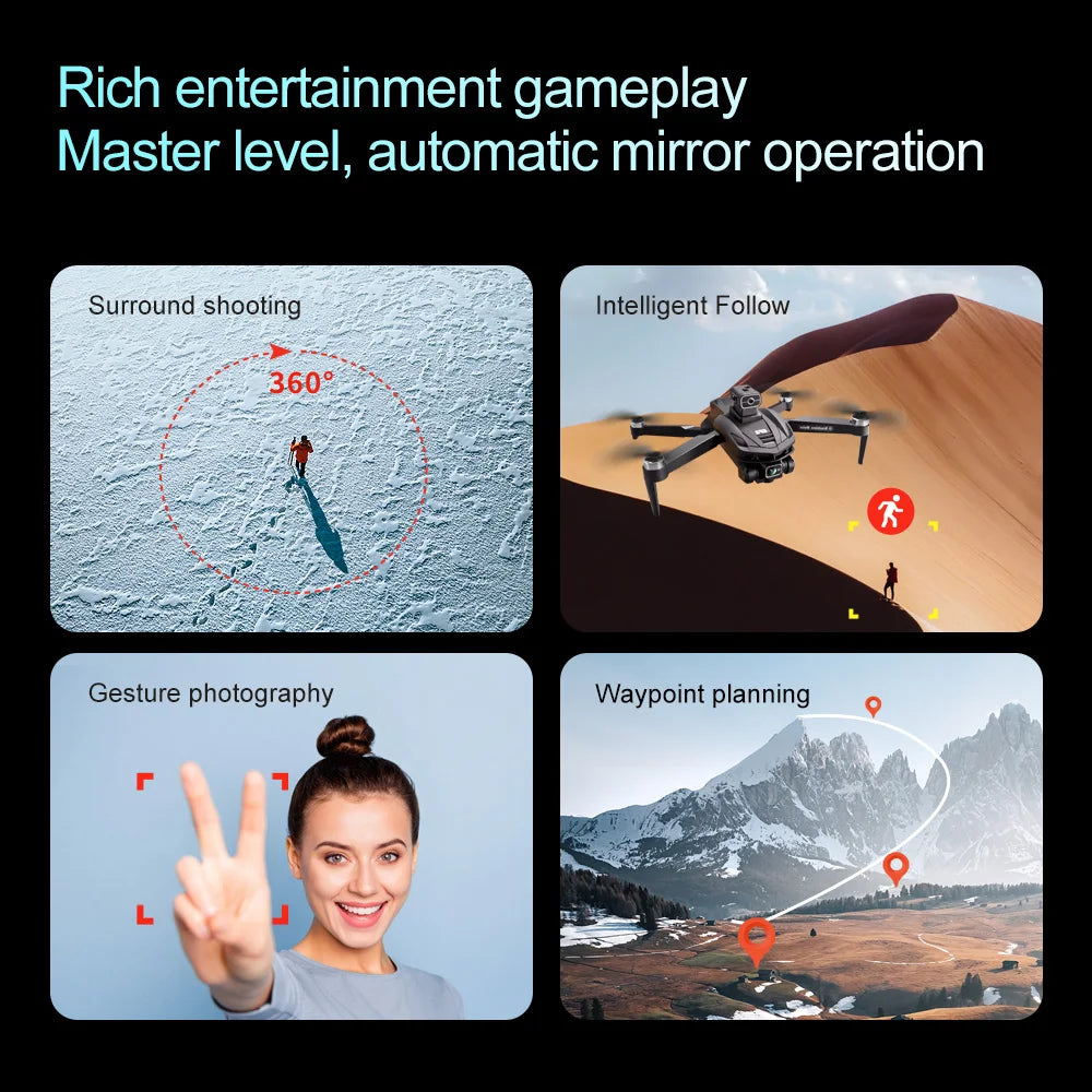 V168 Max 8K GPS Drone – 5G WiFi Dual Camera, 5KM Range, Foldable Brushless Quadcopter