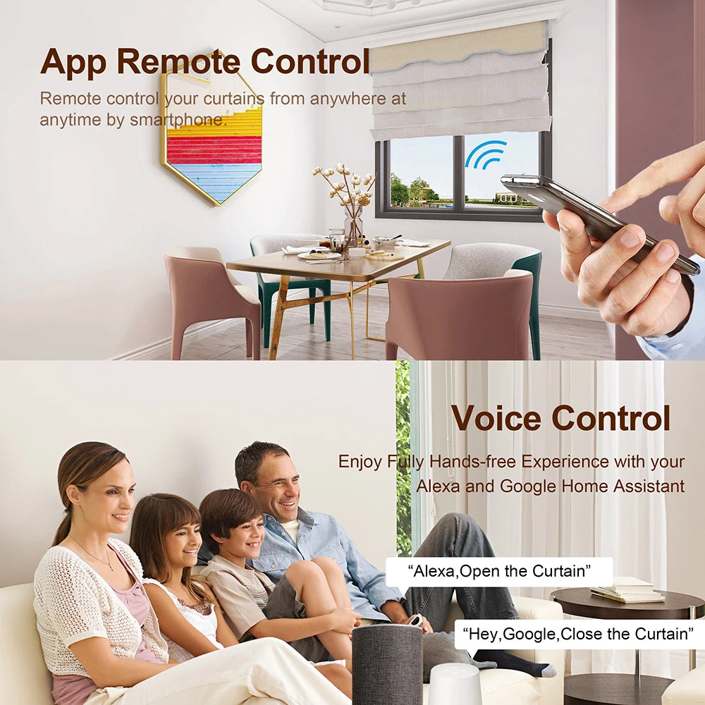 Tuya WiFi ZigBee Smart Curtain Switch Module