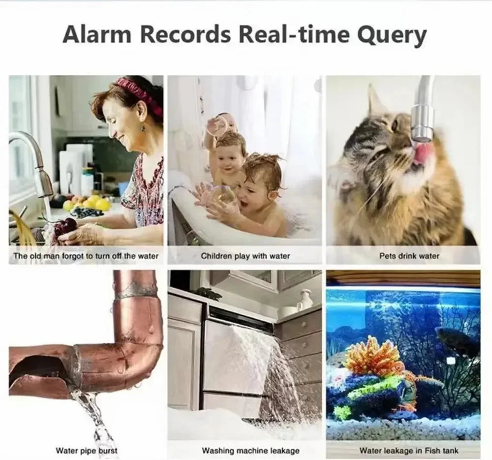 Tuya Smart WiFi/ZigBee Water Leak Sensor – Flood Detector Alarm for Smart Life App