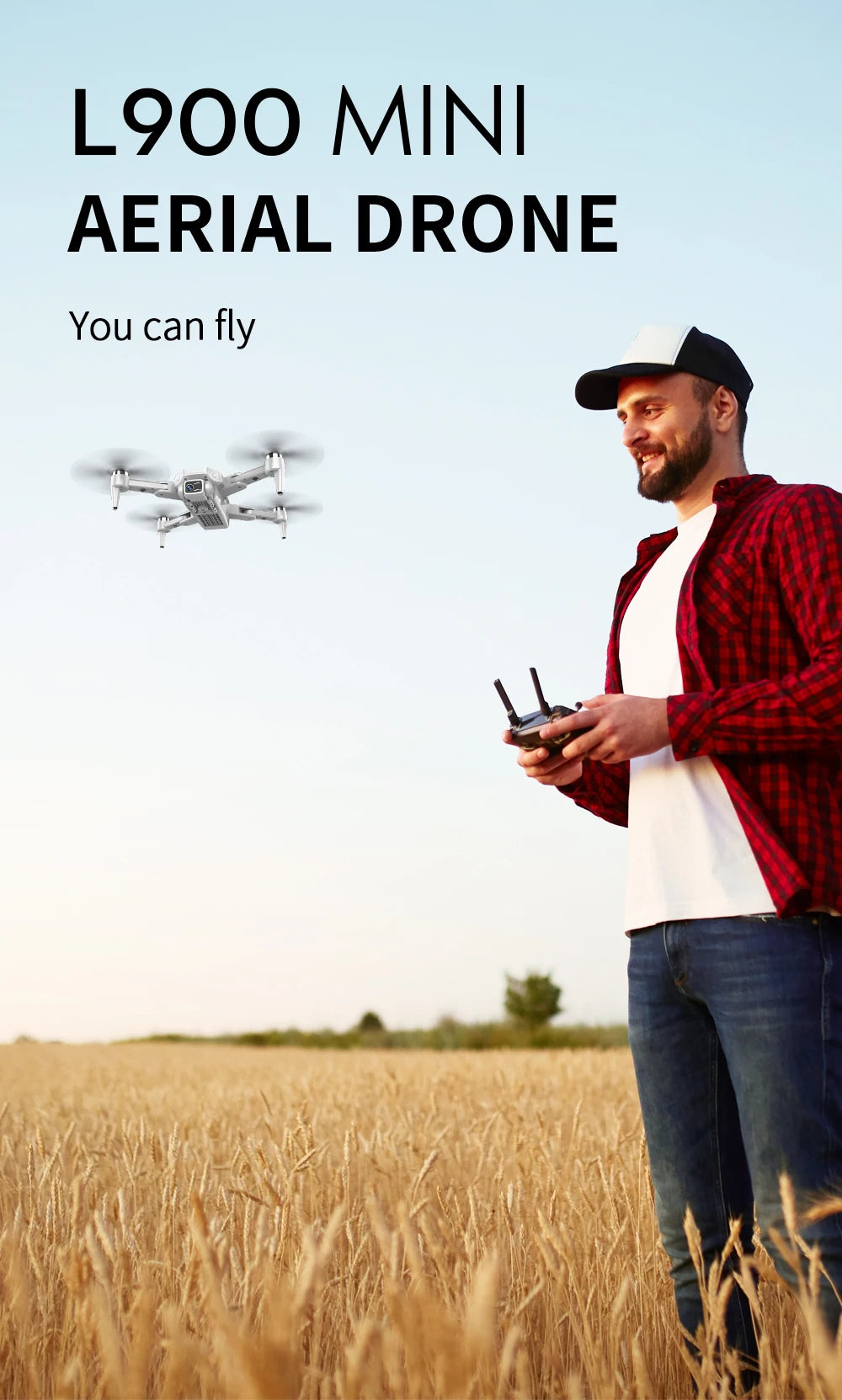 LYZRC L900 Pro GPS Drone – 4K Dual Camera 5G WiFi Foldable FPV Quadcopter