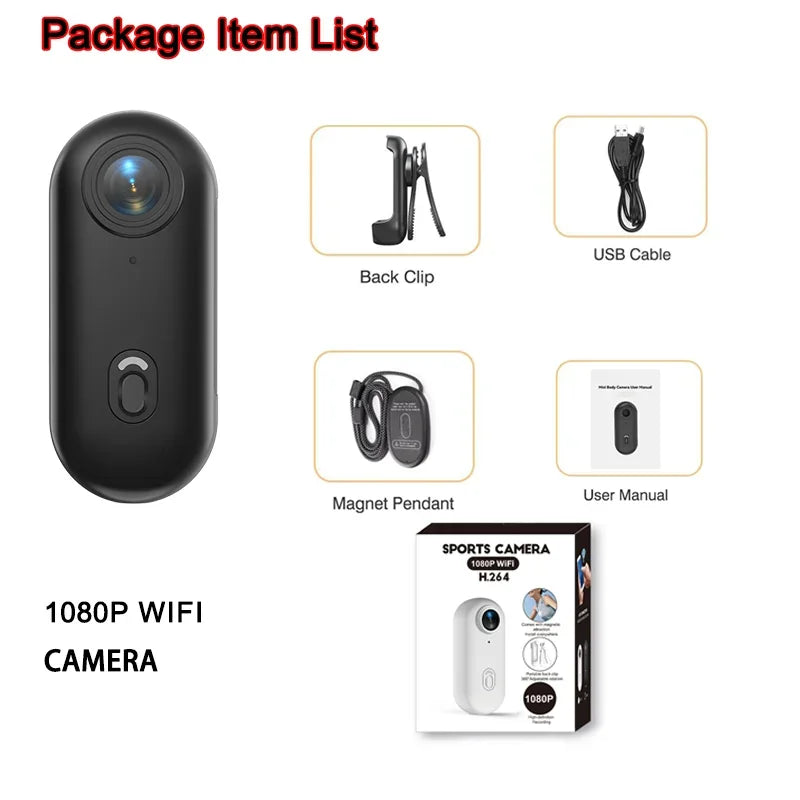 4K Mini Sports Action Camera for Helmet & Bike