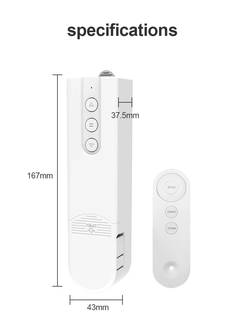 Tuya WiFi Smart Blind Motor Electric Roller Curtain Driver