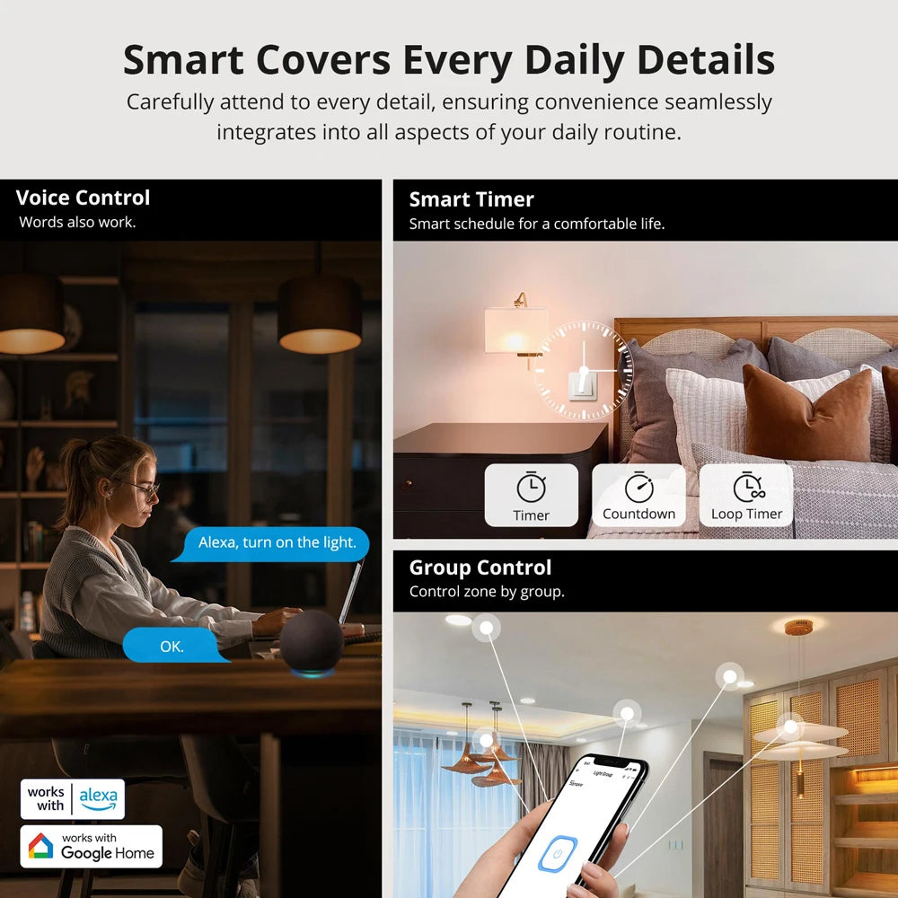 SONOFF ZBMINIR2 Zigbee Smart Switch with Remote Control