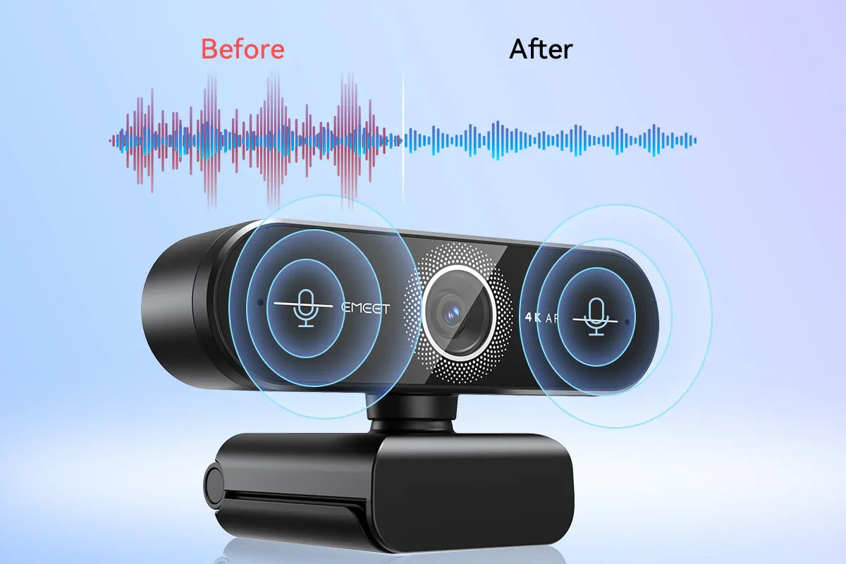EMEET C60E 4K Autofocus USB Webcam