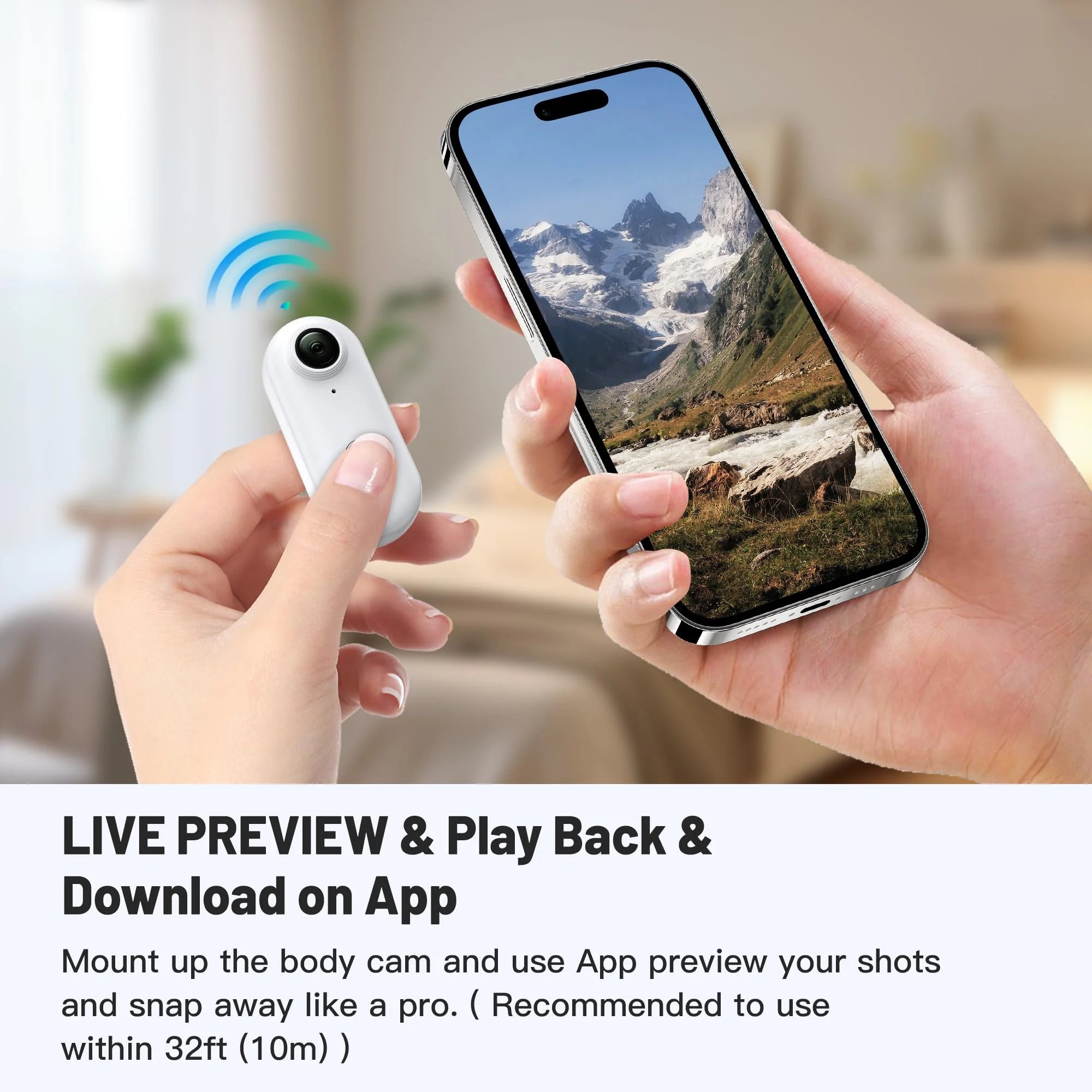 4K Mini Sports Action Camera for Helmet & Bike