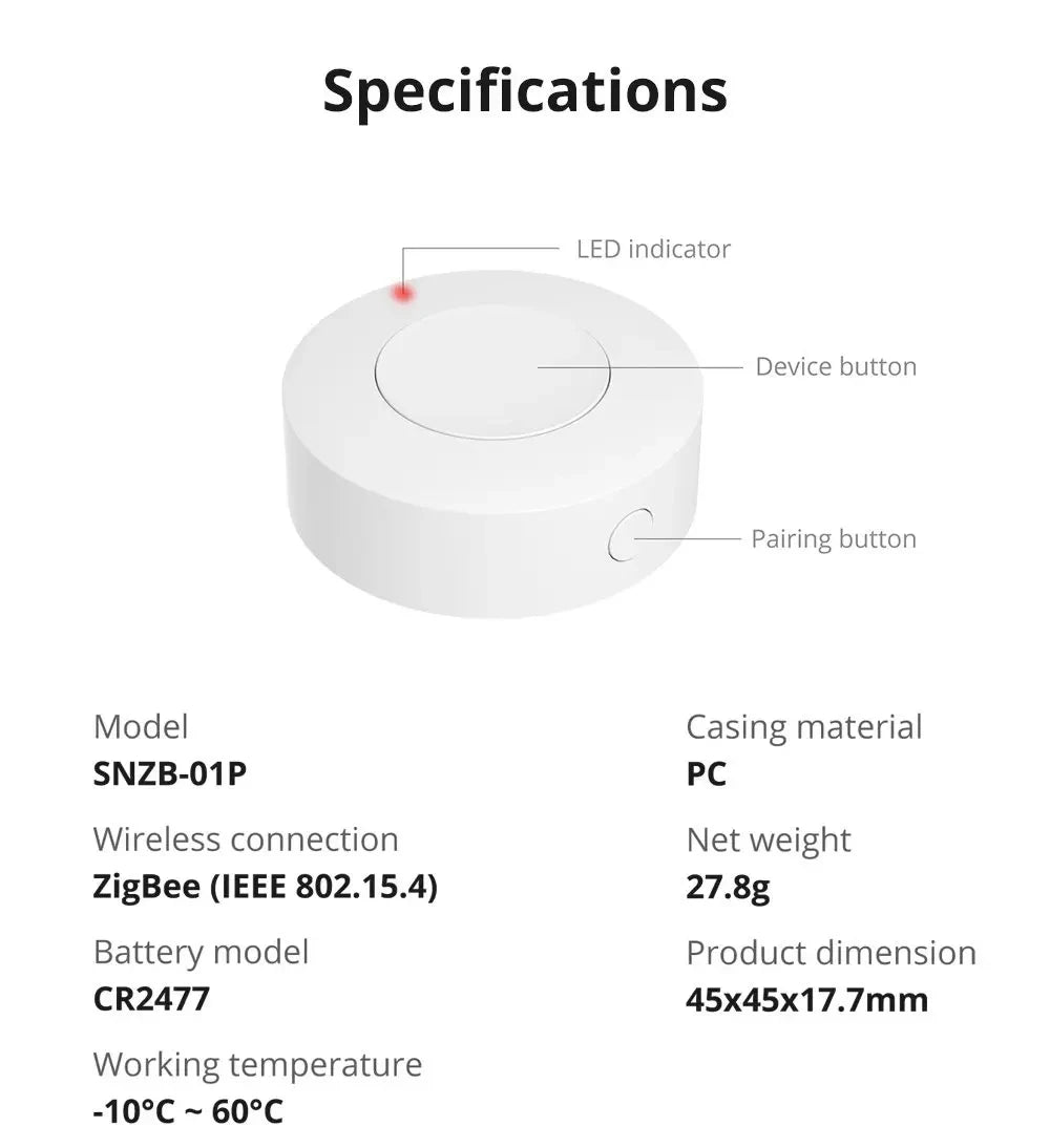 SONOFF Zigbee ZBBridge Pro – Smart Zigbee Hub for SNZB & ZBMINI Series, Alexa & Google Home