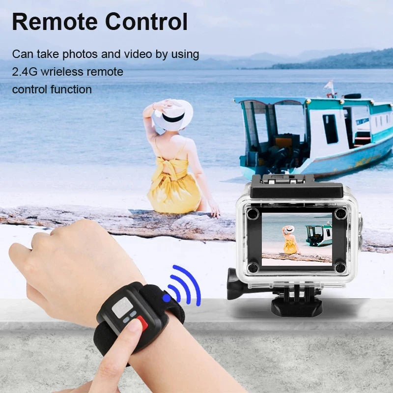 4K Ultra HD Action Camera Waterproof Sport Cam