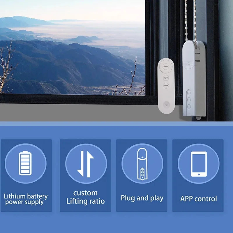 Tuya WiFi Smart Blind Motor Electric Roller Curtain Driver