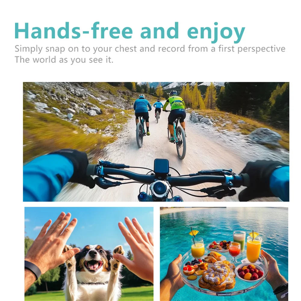 AMORUS Mini 2.7K Thumb Action Camera