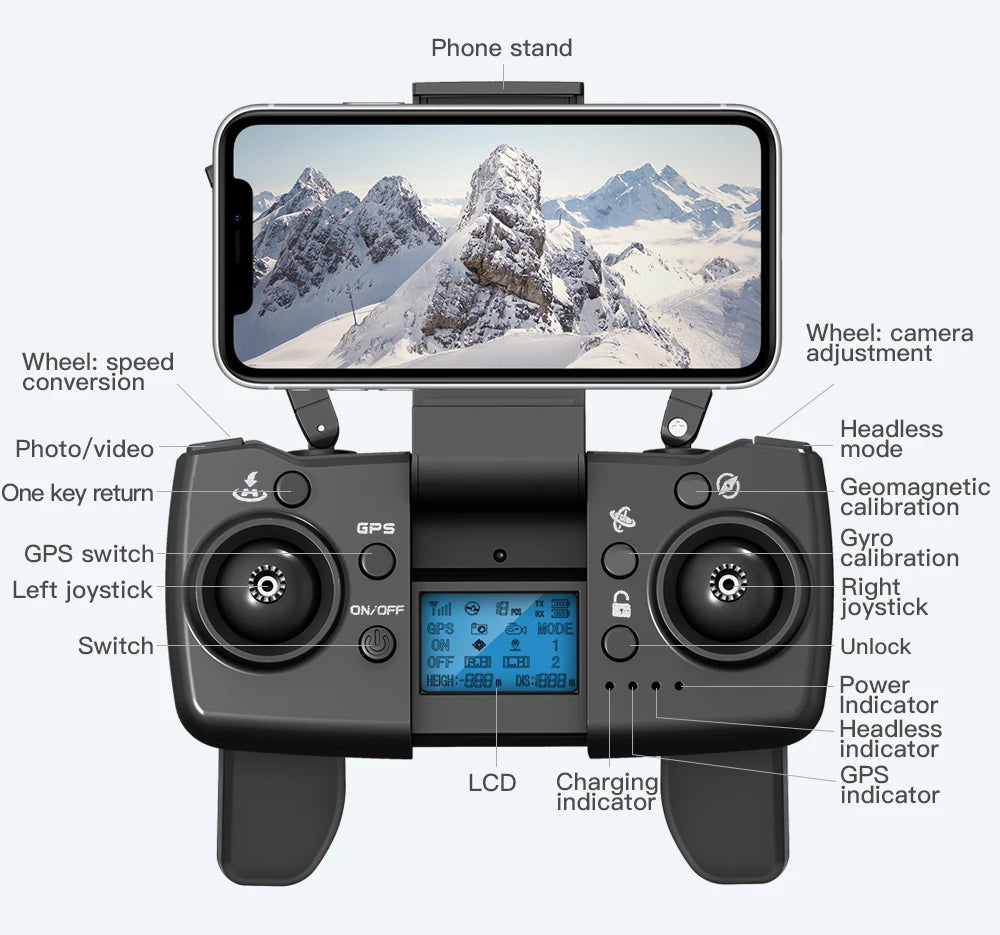 LYZRC L900 Pro GPS Drone – 4K Dual Camera 5G WiFi Foldable FPV Quadcopter