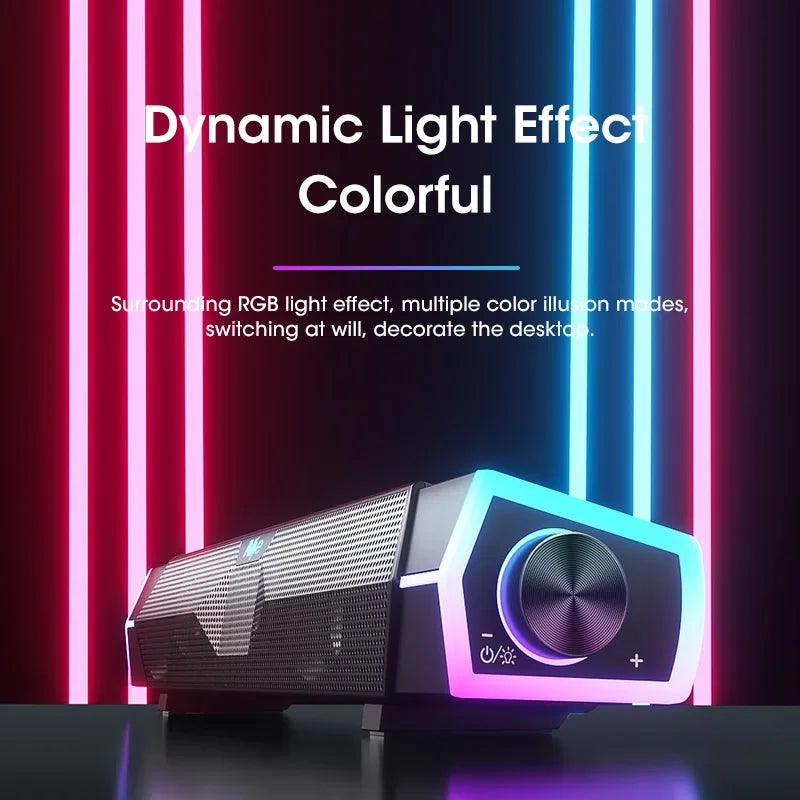 4D Bluetooth Soundbar Speaker with Subwoofer