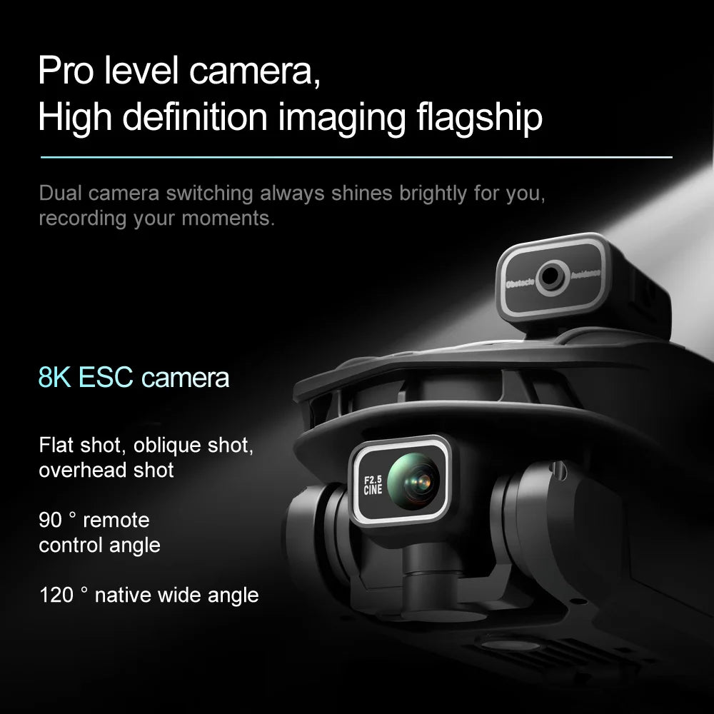 V168 Max 8K GPS Drone – 5G WiFi Dual Camera, 5KM Range, Foldable Brushless Quadcopter