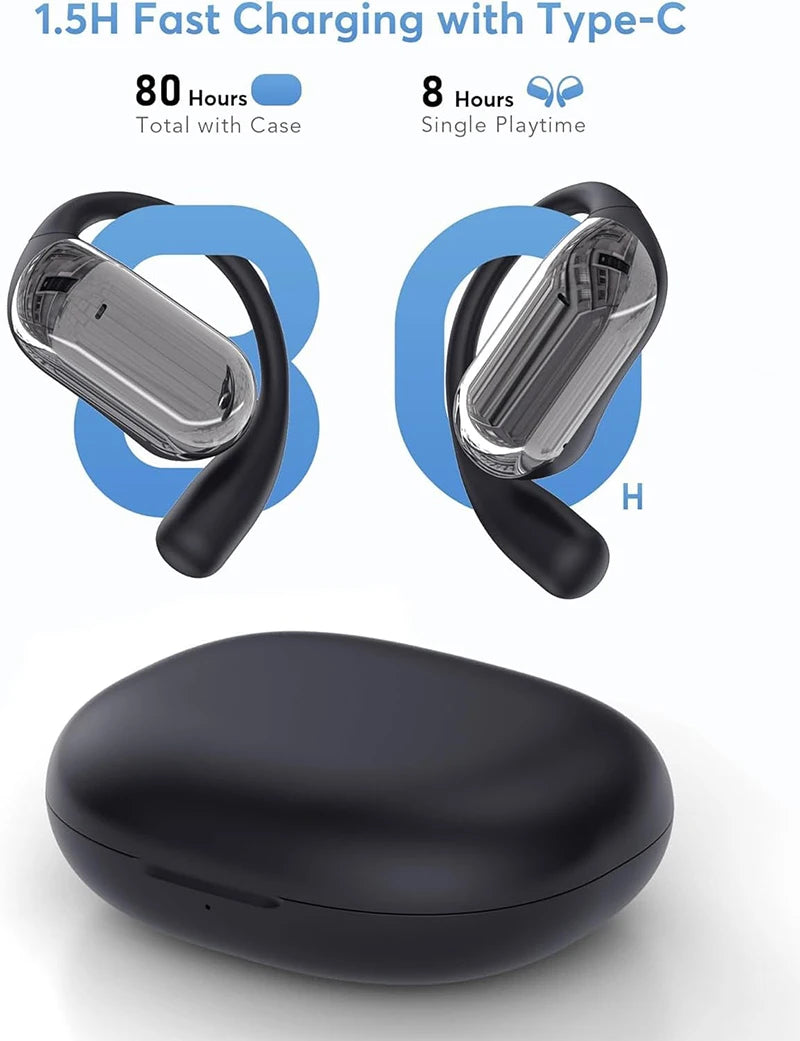UYUXIO AI Translator Earbuds 3-in-1 OWS Headphones