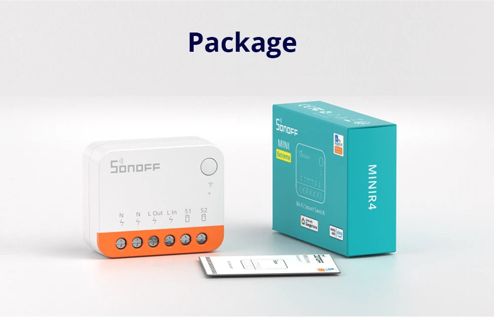 SONOFF MINIR4M Matter Smart Switch – Compact WiFi Module for Alexa, Google Home & SmartThings