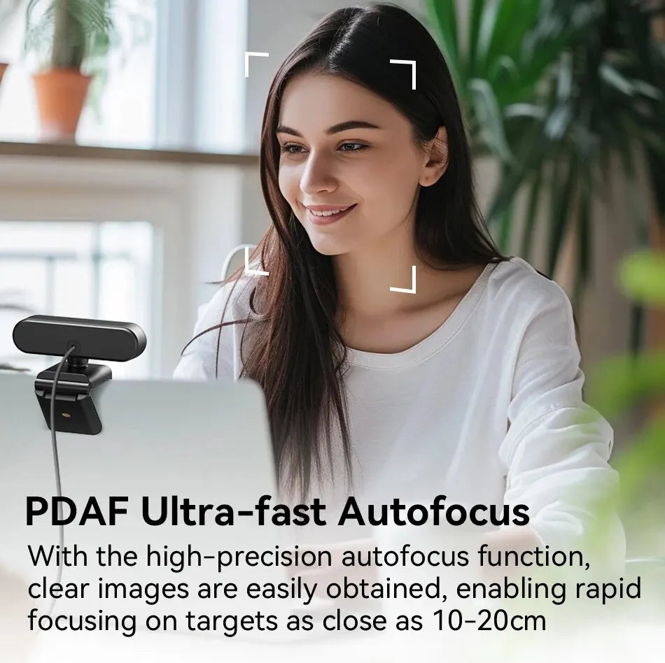 EMEET C60E 4K Autofocus USB Webcam