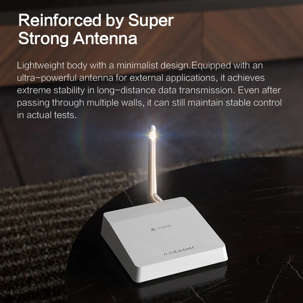 Zemismart Matter Zigbee Hub Smart Home Gateway