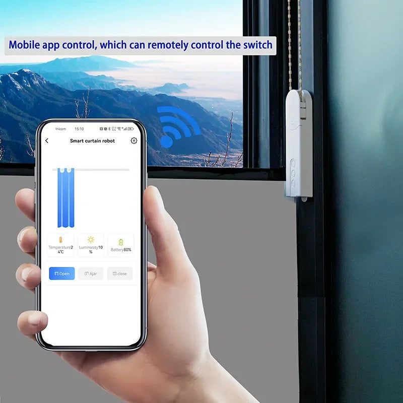 Tuya WiFi Smart Blind Motor Electric Roller Curtain Driver