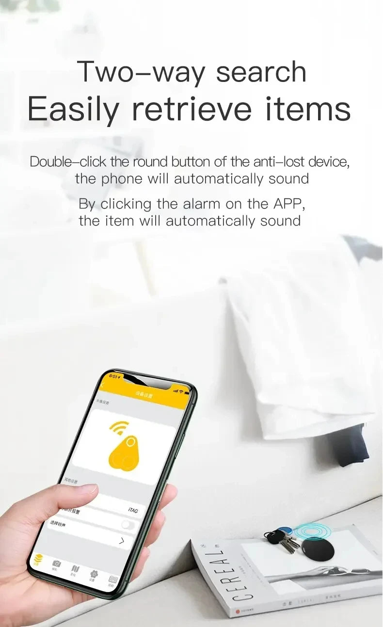 Xiaomi Mini GPS Bluetooth Tracker – Smart Anti-Lost Locator for Pets, Kids & Wallet