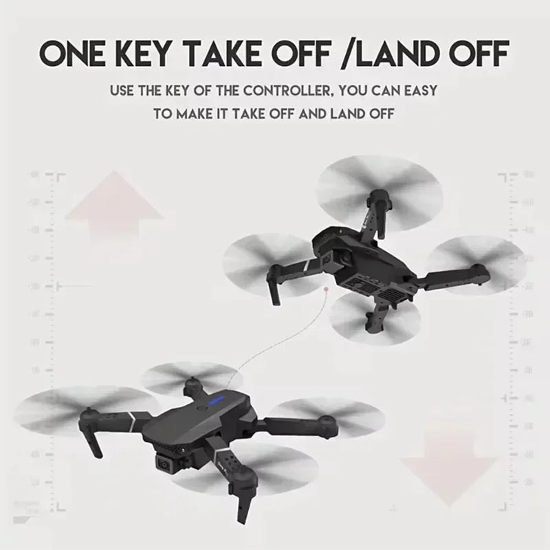 E88 Pro 4K WiFi FPV Foldable Drone with HD Camera