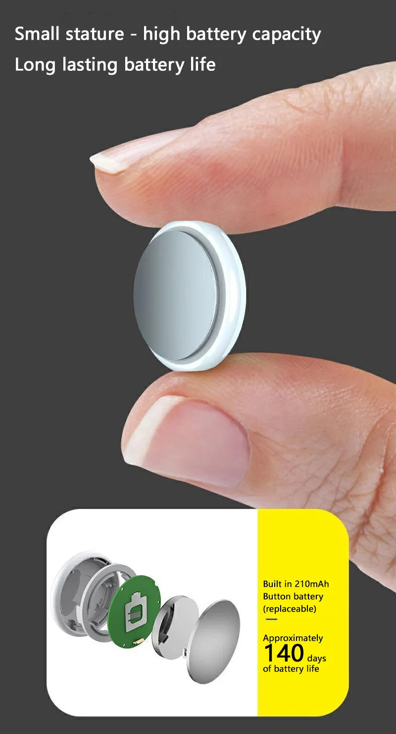 Xiaomi Mini Smart Bluetooth GPS Tracker – Anti-Lost Finder for Pets, Kids, Bags & Wallets