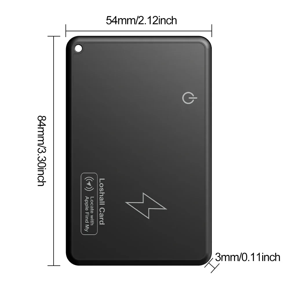 Wireless Wallet Tracker Card – GPS Locator with Apple Find My & Bluetooth