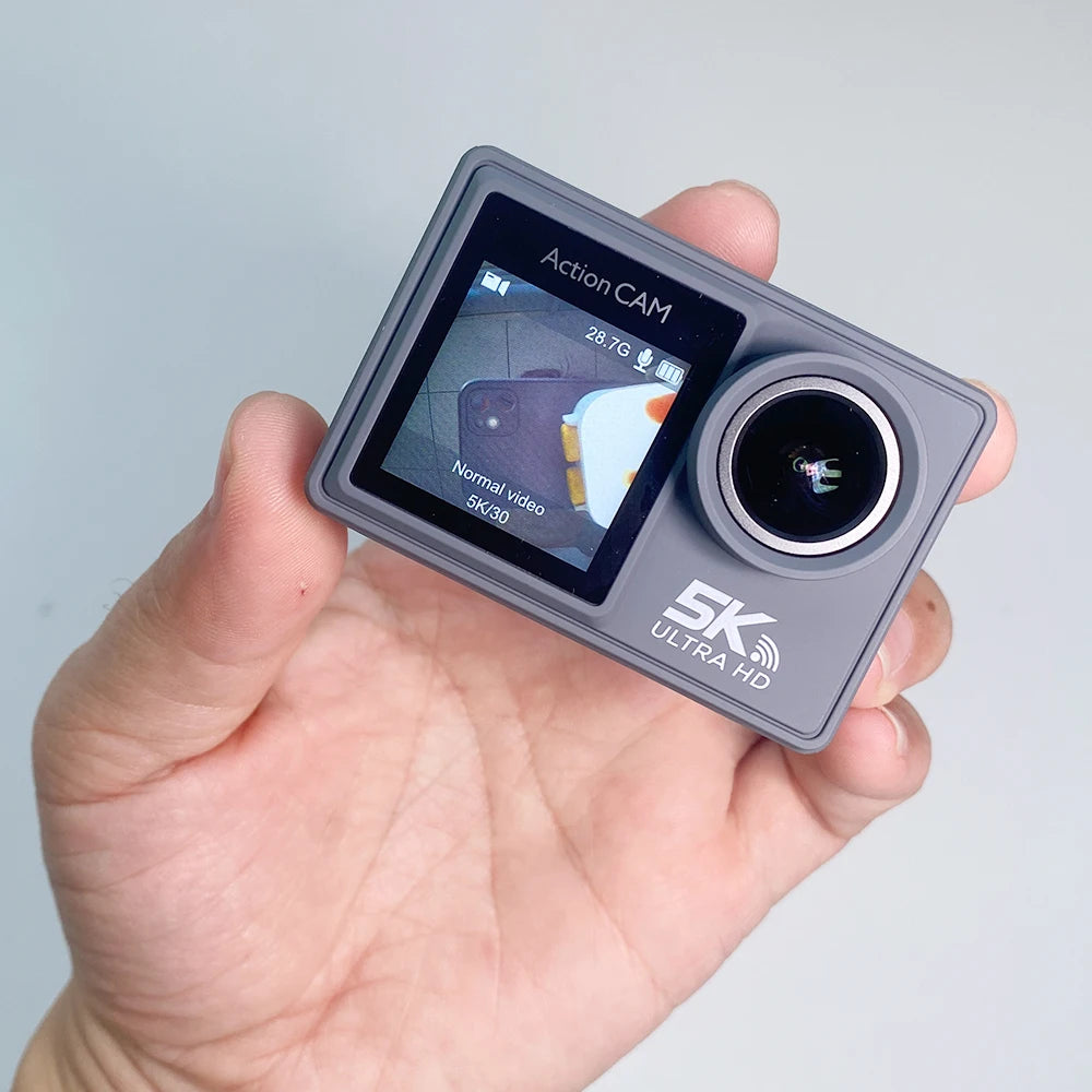 5K 4K Action Camera with WiFi & Stabilizer