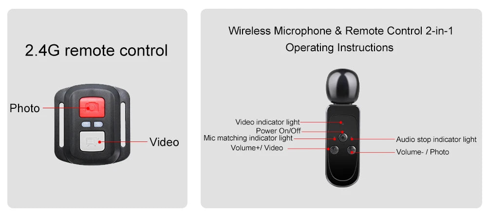 Ourlife MTR40 5K Waterproof Action Camera