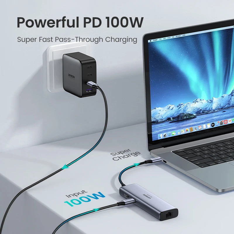 UGREEN 7-in-1 USB-C Hub Docking Station