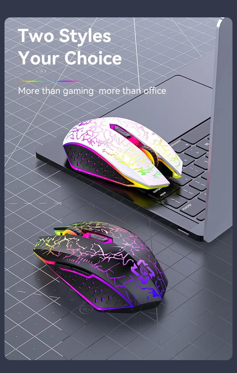 Bluetooth 5.2 RGB Dual-Mode Wireless Mouse