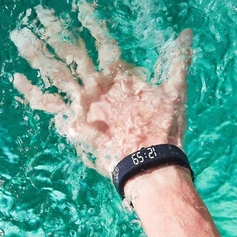LED Digital Smart Bracelet with Pedometer & Alarm