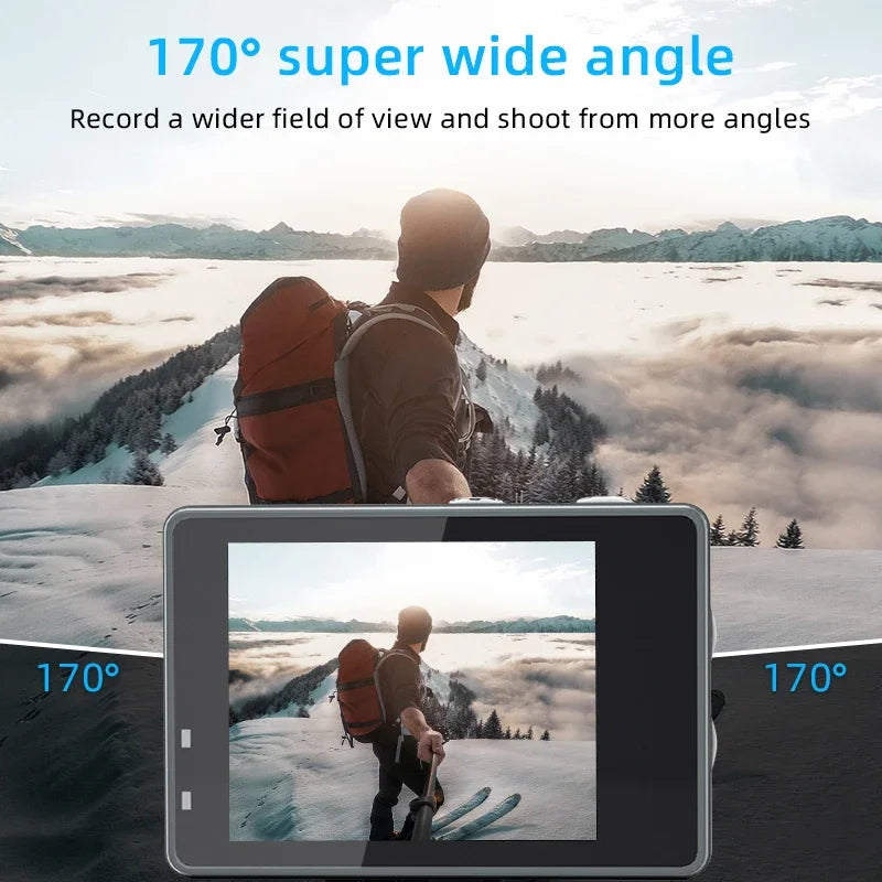 5K 4K Action Camera with WiFi & Stabilizer