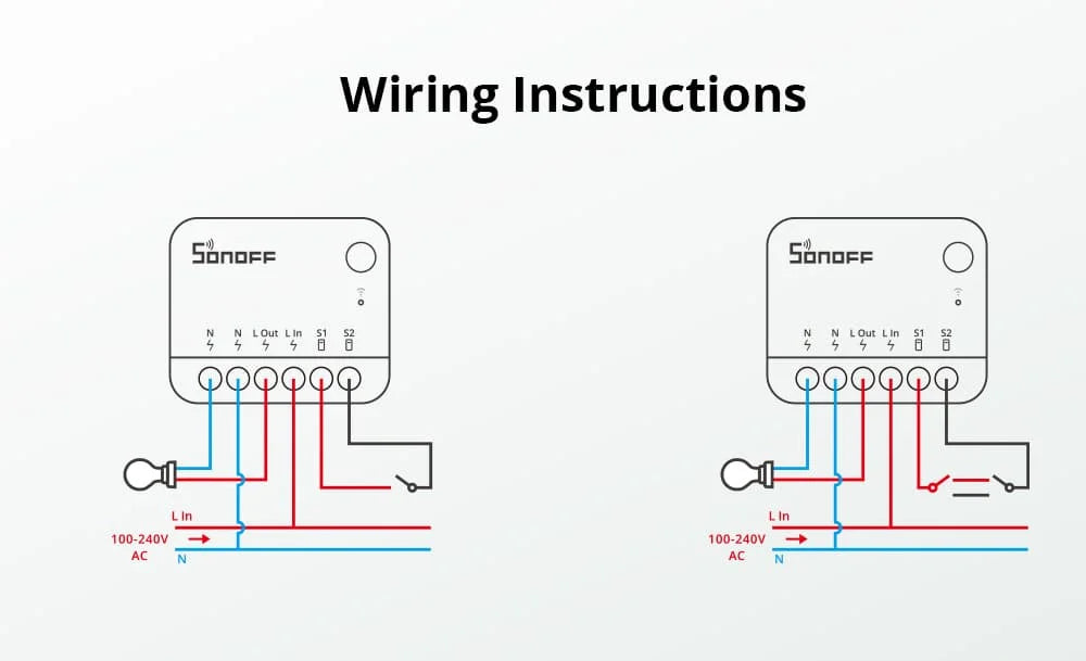 SONOFF MINIR4M Matter Smart Switch – Compact WiFi Module for Alexa, Google Home & SmartThings