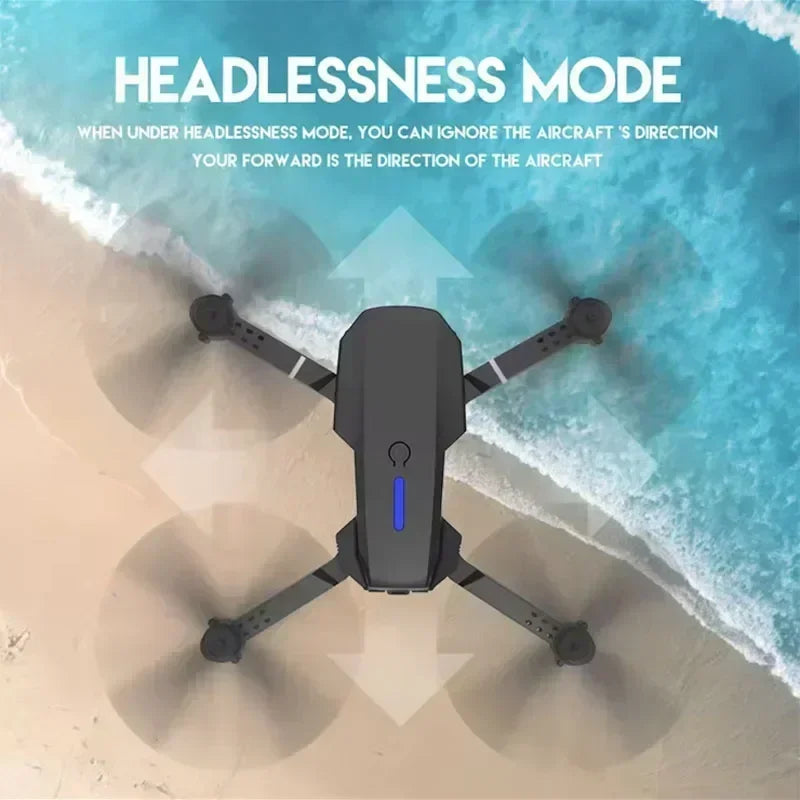E88 Pro 4K Drone – Foldable RC Quadcopter with Dual HD Cameras & WiFi FPV
