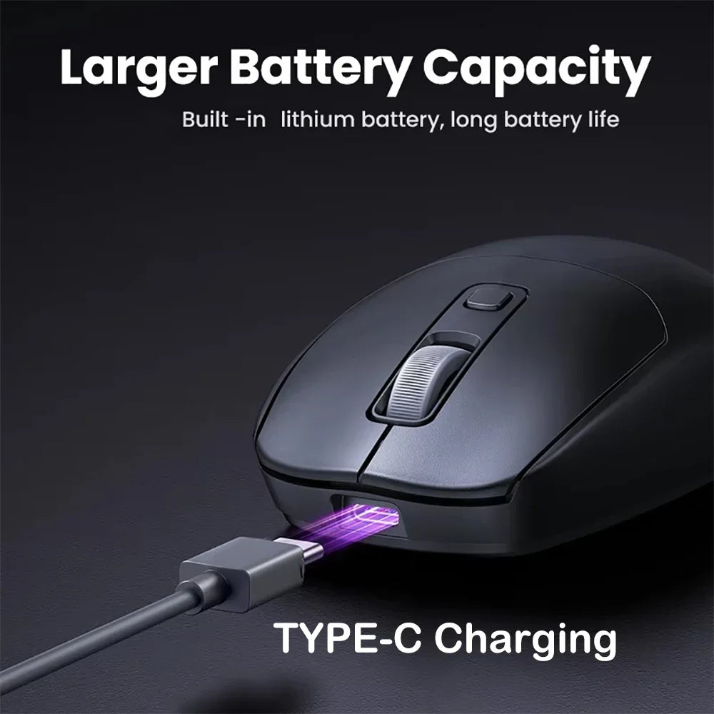 Bluetooth 5.2 Dual-Mode Wireless Mouse