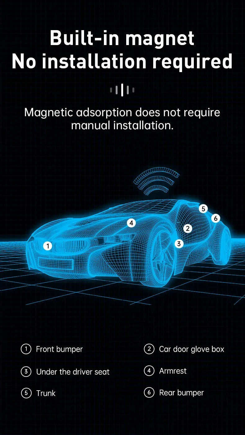Xiaomi Magnetic GPS Tracker – Smart Anti-Lost Locator for Car, Pets & Kids