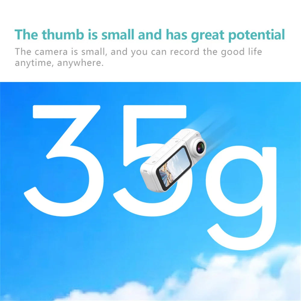 AMORUS Mini 2.7K Thumb Action Camera