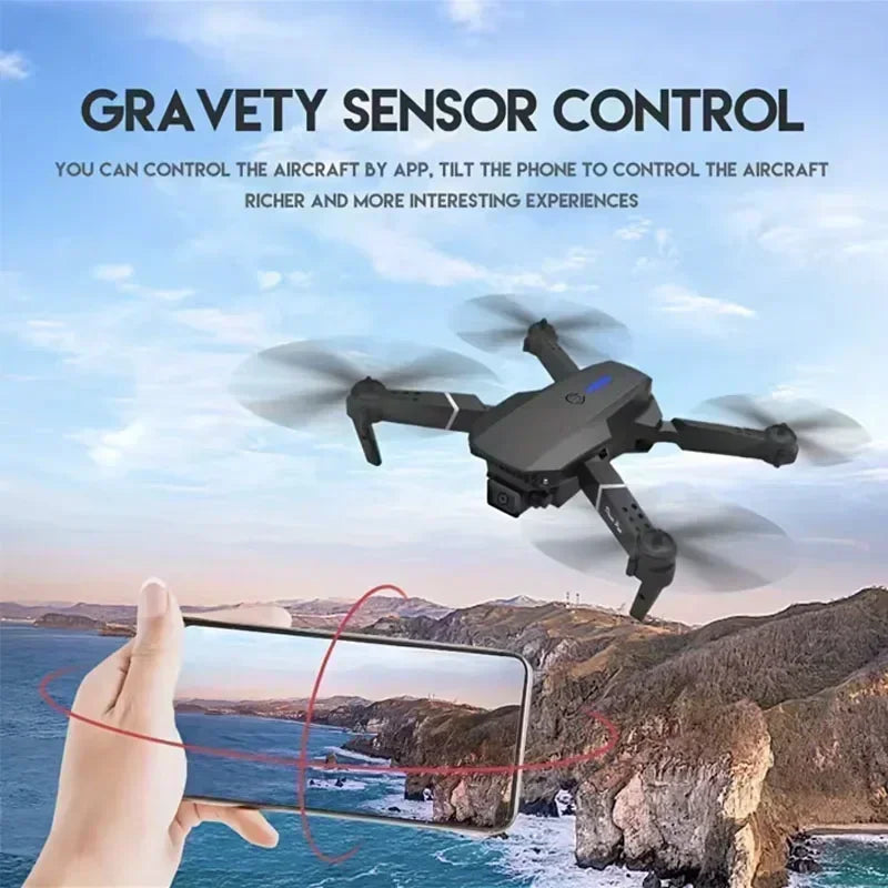E88 Pro 4K Drone – Foldable RC Quadcopter with Dual HD Cameras & WiFi FPV