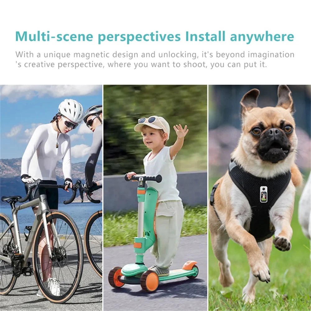 AMORUS Mini 2.7K Thumb Action Camera