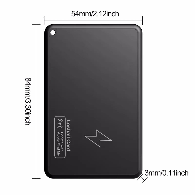 Wireless Wallet Tracker Card – GPS Locator with Apple Find My & Bluetooth